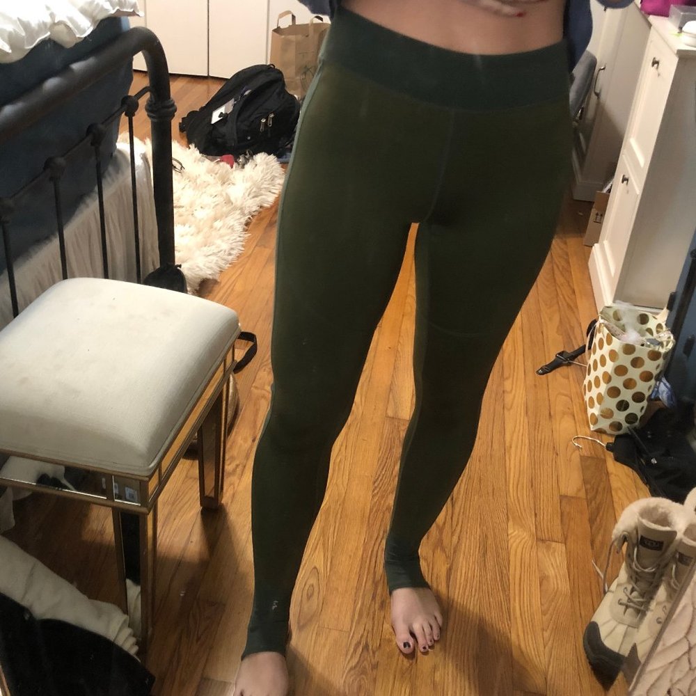 Free People Movement Olive green leggings
